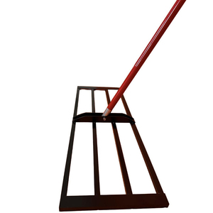 Rastrillo Nivelador de Césped JH-Mech, Resistente, con 36 Puntas, Mango de Acero con Recubrimiento en Polvo Rojo, Herramienta para Nivelar Césped que Ahorra Esfuerzo, JHM-LL - Product Image 2