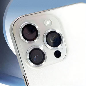 Protection d'objectif photo CD Texture Eagle Eye pour iPhone - Anneau métallique en verre trempé, film de protection d'objectif, accessoire de téléphone - Product Image 3