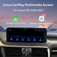 ZWNAV Linux 12,3 ''para Lexus RX 2020-2021 unidad principal de navegación GPS para coche grabadora de cinta AutoStereo reproductor Multimedia DVD electrónico