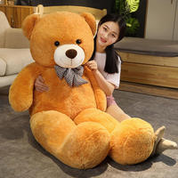 OEM ODM Peluche personnalisée en fourrure douce, ours en peluche, animal en peluche surdimensionné, Saint-Valentin, ours en peluche de 1 m