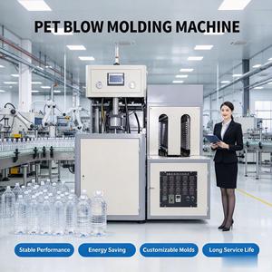 Machine de soufflage semi-automatique pour la fabrication de bouteilles en PET de 50 ml, 100 ml, 200 ml, 500 ml, 1000 ml, 2000 ml - Product Image 1