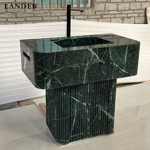 Lavabo de Mármol Verde Alpi Landerstone, Muebles de Baño con Piedra Natural, Lavabo de Mármol Verde - Product Image 2