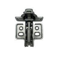 Charnière de meuble en fer de 35 mm à fermeture automatique, coulissante et dissimulée, avec amortisseur hydraulique pour cuisine, maison et bureau