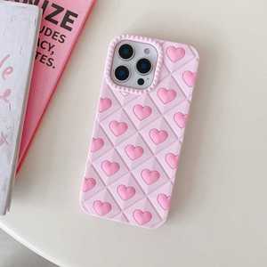 Fundas <span class=keywords><strong>de</strong></span> Silicona Líquida con Diseño <span class=keywords><strong>de</strong></span> Mini Corazón para iPhone 15 14 13 Pro Max, Suaves, Agradables al Tacto, Resistentes a Impactos, Color Caramelo, Diseño <span class=keywords><strong>de</strong></span> Lujo - Product Image 5