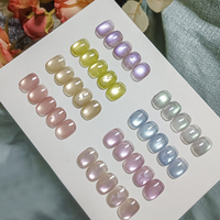 AILANUO – Nouvelle Collection de Gels Ongles Effet Œil de Chat Multicolores 8 Couleurs, Tendance et Très Demandée, Sans HEMA, Sans TPO, Non Toxique, Gel UV en Gros