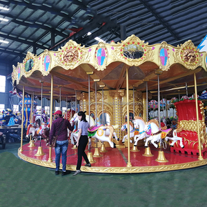 Manège à deux étages de 36 places - Manège de parc d'attractions commercial à grande capacité et à éclairage LED sécurisé - Product Image 5