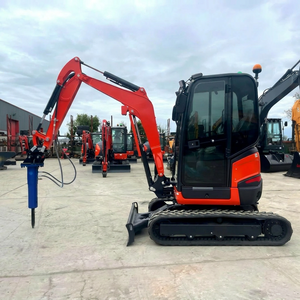 Miniexcavadora Kubota U27-4 de Calidad y Nuevo Martillo Rompedor de Rocas Daemo E30, Potencia Compacta con Eficiencia Hidráulica Avanzada - Product Image 1