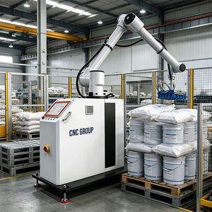 Robot de palettisation automatique collaboratif avec bras de palettisation et effector final personnalisé à ventouse pour palettes - Product Image 1