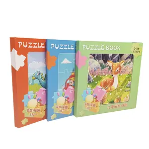 Personalizado Magnetic Puzzle Book 3-in-1 Animal Puzzle Book para Crianças 3-5 Years Old Grande Presente para Pré-Escolar Brinquedo Educativo