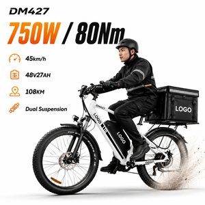 Bicicleta Eléctrica de Montaña DM427, 27.5'', 750W, 48V27AH, 108km de Autonomía, Bicicleta Eléctrica para Reparto Urbano, Venta al Por Mayor - Product Image 1
