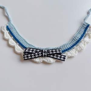 Kalung Rajut Kucing Era Fine Grosir <span class=keywords><strong>2026</strong></span>, Kalung Hewan Peliharaan Buatan Tangan dengan Dasi Kupu-kupu, Syal Wol Tenun Tangan, Kalung Hewan Peliharaan Lucu - Product Image 3