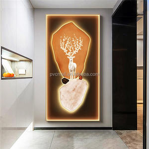 ไฟ LED ติดผนังกรอบอะลูมิเนียมตกแต่งตามสั่งภาพศิลปะสี่เหลี่ยมติดผนังด้วยไฟ LED - Product Image 2