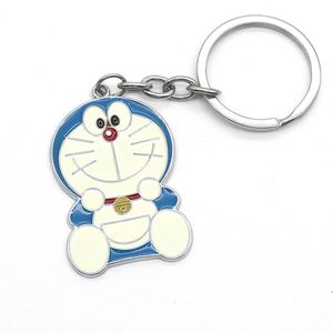 Anime Cartoon Character Doraemon <b>Key</b> Chain Compact <b>Custom</b> Metal Keychain for Keyrings (MOQ 100pcs) - Product Image 1