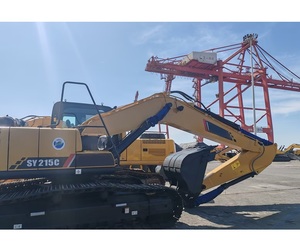 Excavadora Hidráulica de Orugas SY215C CE de 21.5 Toneladas con Capacidad de Cucharón de 1.1m³ y Cucharón para Roca para Construcción de Canales y Canteras en África - Product Image 4