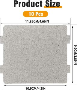 Cubierta de guía de ondas Compatible con Frigidaire 5304464061, pieza de reparación de horno de <span class=keywords><strong>microondas</strong></span>, hoja de <span class=keywords><strong>Mica</strong></span>, hojas de placas de <span class=keywords><strong>Mica</strong></span> <span class=keywords><strong>para</strong></span> <span class=keywords><strong>microondas</strong></span> - Product Image 4