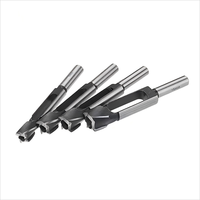 4 pièces résistant à l'usure et durable Tenon Dowel Wood Plug Cutter Set pour perceuses électriques à bois