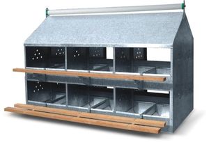 Nichoir 24 trous pour pondeuse de poules pondeuses pour pondeuse/ferme avicole Boîte manuelle de collecte d'œufs - Product Image 2