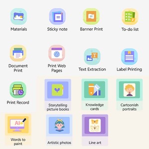 เครื่องพิมพ์ความรู้ AI สำหรับเด็ก พร้อมฟังก์ชั่นถาม-ตอบด้วยเสียง พิมพ์ภาพ แสดงความรู้ ไม่ต้องใช้หมึก พิมพ์ความร้อนขนาดเล็ก - Product Image 5