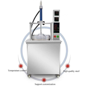 Presse à pâte hydraulique industrielle semi-automatique motorisée en acier inoxydable robuste pour tortillas et feuilles de rouleaux de printemps - Product Image 4