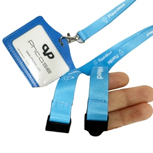 OEM Wholesale Custom Eco-Friendly Fashionable <b>Polyester</b> Nylon <b>Lanyards</b> Logo Digital Silk Screen Printing Hook Accessories ID - Product Image 2