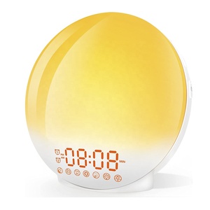 <span class=keywords><strong>Reloj</strong></span> despertador Sunrise Wake Up Light con Sunrise Lámpara <span class=keywords><strong>de</strong></span> noche colorida Sunset Night Light <span class=keywords><strong>Reloj</strong></span> <span class=keywords><strong>de</strong></span> radio FM - Product Image 1