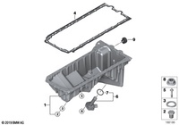 Gasket Bak Oli CORTECO Nomor Part 11137600482 untuk Model Kendaraan N54 N55 F20 F30 F10 X4 X5 X6, Part Mesin Mobil, Gasket Bak Oli