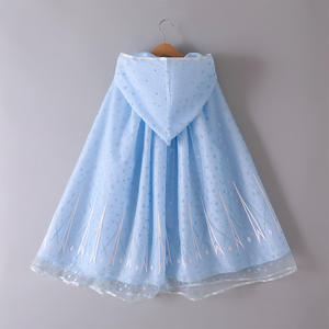 Nouvelle Collection 2026 : Cape Enfant Scintillante en Tulle pour Fêtes et Spectacles – Robe <span class=keywords><strong>de</strong></span> Soirée d'Anniversaire pour Filles en Nylon Léger d'Été - Product Image 3