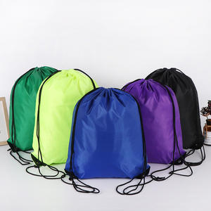 Muestra Gratuita de Mochila Deportiva con Cordón y Logotipo Personalizado, Bolsa de Poliéster con Cordón para Guardar Zapatos, Ideal para Senderismo, Camping y Natación - Product Image 4