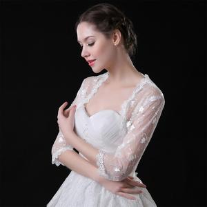 Chaqueta de encaje para niña y adolescentes, Bolero para vestido de fiesta de noche, accesorios de boda, abrigo - Product Image 3