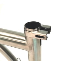 Cadre de vélo pliant Brompton en titane CG, alliage de titane Gr9, poutre de 16 pouces, 20 pouces