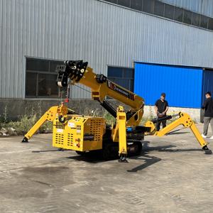 מכירה חמה 3ton חיצוני כל terrains סריקה הרמת מנוף דיזל מופעל מאובטח ביצועים גבוהים עכבישים - Product Image 3