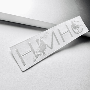<span class=keywords><strong>NO</strong></span> MOQ Custom Woven Label Vestuário Labels Marca Woven Garment Labels Tags para Vestuário - Product Image 6
