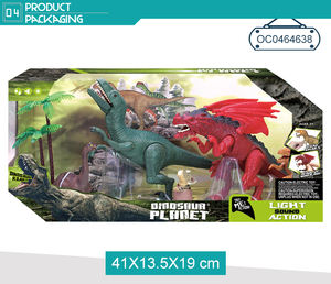 Jurass toys oem-<span class=keywords><strong>dinosaurio</strong></span> <span class=keywords><strong>pequeño</strong></span> de goma suave, modelo de <span class=keywords><strong>serie</strong></span> con luz musical - Product Image 2