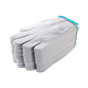 Personalizado Blanco 30 <span class=keywords><strong>35</strong></span> Gramos Fino 10 Calibre Tc Heavy Duty Knit Muñeca Hombres Trabajo Jardín Construcción Antideslizante Guantes de algodón 12 pares - Product Image 3