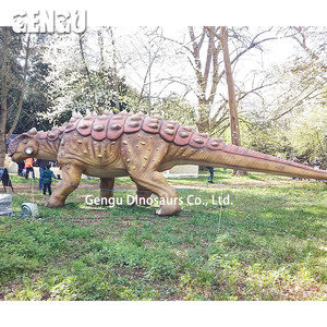 Robot de Metal para exteriores de tamaño real, dinosaurio <span class=keywords><strong>Ankylosaurus</strong></span> para parques infantiles para escuelas, guarderías, aeropuertos, centros comerciales - Product Image 6
