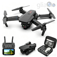 Drones télécommandés en gros pour enfants, jouets FPV professionnels pour débutants, double caméra vidéo HD 4K, en plastique, avec évitement d'obstacles