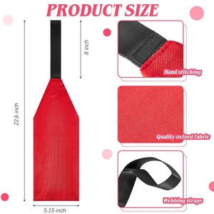 Bandera de Seguridad Acuática de Hawái de 14.6 Pulgadas, Bandera Reflectante de Poliimida para Remolcar Embarcaciones, Kayak, Canoa y Natación - Product Image 4