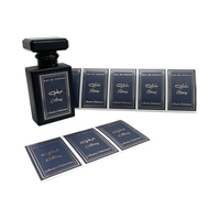 Impression personnalisée à chaud avec logo, étiquette adhésive en vinyle en rouleau pour parfum