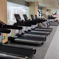 Equipo de gimnasio comercial Cinta de correr eléctrica motorizada profesional Máquina de correr 200kg Peso máximo del usuario