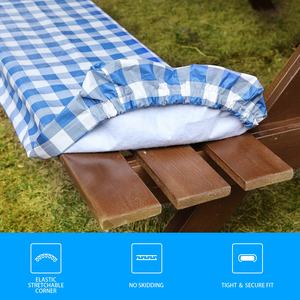Nappe <span class=keywords><strong>de</strong></span> pique-nique pour accessoires <span class=keywords><strong>de</strong></span> <span class=keywords><strong>camping</strong></span>-<span class=keywords><strong>car</strong></span>, jardin extérieur 72x28 pouces couverture <span class=keywords><strong>de</strong></span> table <span class=keywords><strong>de</strong></span> pique-nique et couvertures <span class=keywords><strong>de</strong></span> banc - Product Image 4