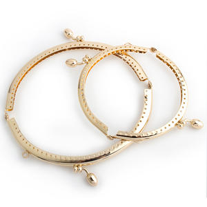 מתכת יוקרה מסגרות ארנק קשיח מלבן מסגרת אבזם ארנק מטבעות בעבודת יד צינור ארנק אלומיניום מסגרת מצמד DIY ידית תיק - Product Image 2