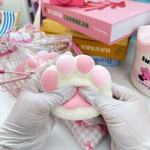 Кавайная мягкая лапа, милая кошка, сенсорная игрушка, игрушка для мальчиков в возрасте от 5 до 7 лет, из силикона - Product Image 2