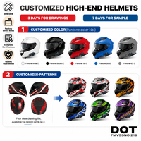 Helm Motor Flip Up Custom Terlaris dengan Lapisan Nyaman, Serat Karbon, dan Sistem Ventilasi Canggih