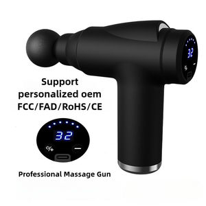 Produttore di pistola per massaggio schermo Touch Screen portatile Cordless profondo del tessuto posteriore per terapia del corpo della gamba pistola per massaggio - Product Image 2