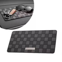Rutsch festes Soft Plaid Design Multifunktion ales Auto Interieur Silikon Dash Rutsch feste Matte Sonnenbrille Handy Aufbewahrung matte
