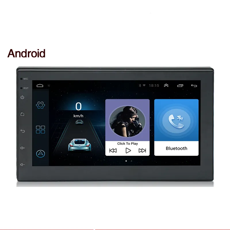 Nouvelle voiture 7 pouces Android 10.0 Machine universelle 1 go RAM 16 go Navigation lecteur MP5 navigation GPS Navigation tout en un Machine MP3MP4 Radio