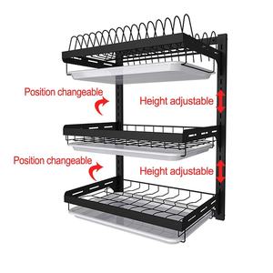 Porta piatti da cucina in metallo personalizzato in acciaio, - Product Image 2