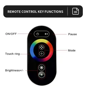 Feican RF şerit işıklar için LED RGB denetleyici denetleyici dokunmatik 6 tuşları uzaktan ev aksesuarları için yeni Model FC-020 CE ROHS