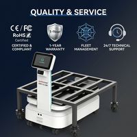 Robot mobile autonome (AMR) de levage AutoXing AX812 L300, charge ultra-lourde 300 kg, SLAM, LiDAR 40 m, pour usine, entrepôt, industrie