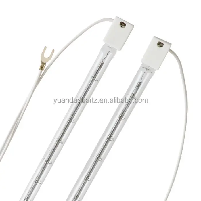 Quartz Glass IR Heater Halogen Infrared Lamp Tube Shortwave Tube Lamp